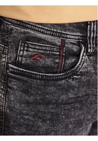 INDICODE Szorty jeansowe Delmare 70-682 Czarny Regular Fit. Kolor: czarny. Materiał: bawełna #4