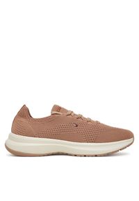 TOMMY HILFIGER - Sneakersy Tommy Hilfiger. Kolor: beżowy