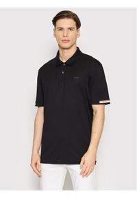 BOSS - Boss Polo Parlay 147 50467113 Czarny Regular Fit. Typ kołnierza: polo. Kolor: czarny. Materiał: bawełna