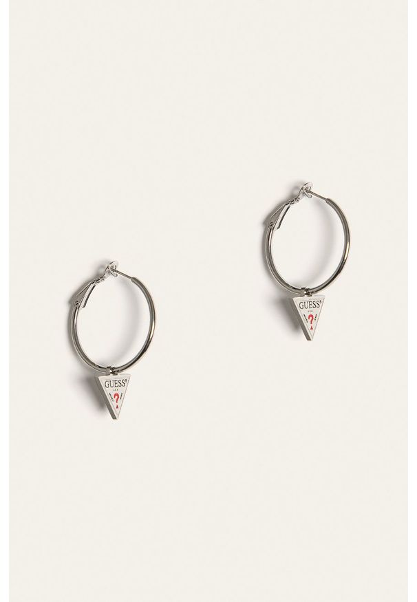 Guess Jeans - Kolczyki. Kolor: srebrny