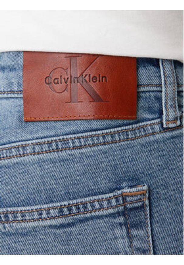 Calvin Klein Jeans Jeansy LV04RE700G Niebieski Slim Fit. Kolor: niebieski
