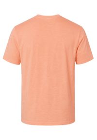 Bawełniana, Męska Koszulka (T-Shirt) - Pako Jeans - Brzoskwiniowa. Okazja: na co dzień. Kolor: pomarańczowy. Materiał: poliester, bawełna. Wzór: nadruk. Styl: casual #3