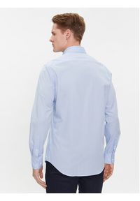 TOMMY HILFIGER - Tommy Hilfiger Koszula Cl Flex Poplin Rf Shirt MW0MW31219 Błękitny Regular Fit. Kolor: niebieski. Materiał: bawełna #4