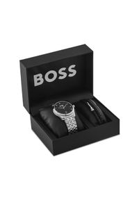 BOSS Zestaw zegarek i bransoletka Principle - Gift Set 1570177 Srebrny. Kolor: srebrny