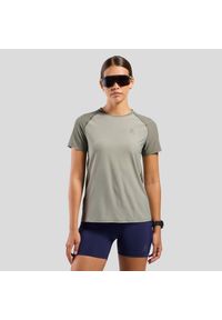 Koszulka do biegania damska Odlo X-Alp Trail T-Shirt Crew Neck S/S. Kolor: beżowy