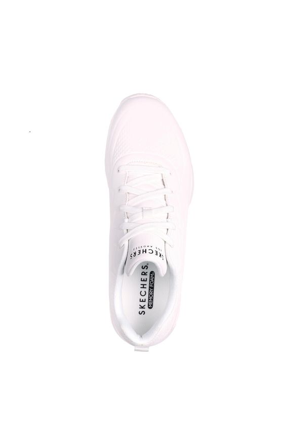 skechers - Adidasy Skechers Uno Lite - Lighter O, Mężczyźni. Kolor: biały. Materiał: skóra ekologiczna, materiał