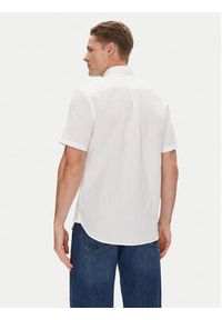 TOMMY HILFIGER - Tommy Hilfiger Koszula MW0MW40703 Biały Regular Fit. Kolor: biały. Materiał: bawełna #4