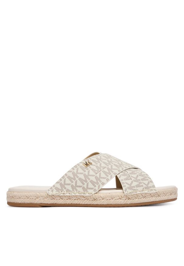 MICHAEL Michael Kors Espadryle Kenzie 40R6KZFS1B Kremowy. Kolor: kremowy. Materiał: skóra