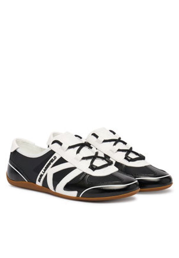 Karl Lagerfeld - KARL LAGERFELD Sneakersy Altia KL66126 Czarny. Kolor: czarny. Materiał: skóra