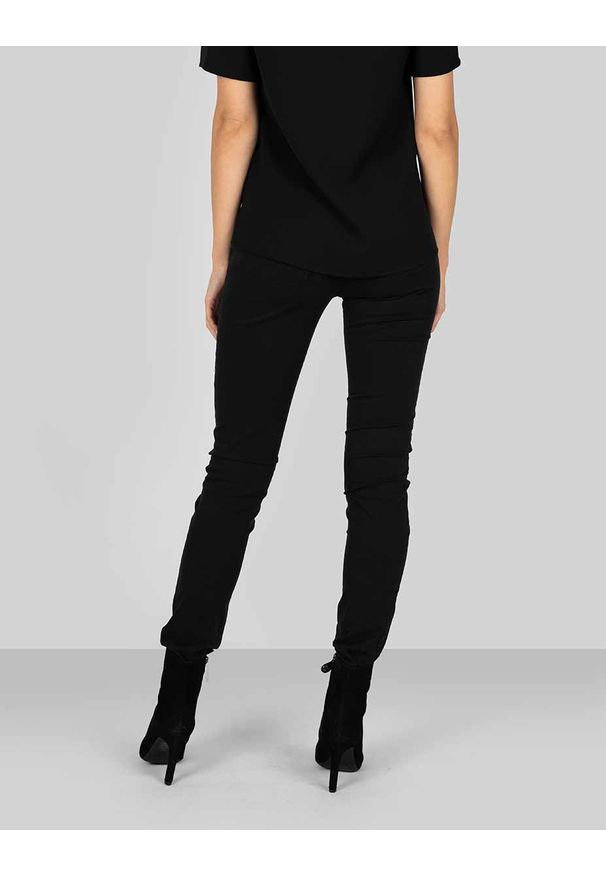 Trussardi Jeans Spodnie | 56J00003 | Kobieta | Czarny. Okazja: na co dzień. Kolor: czarny. Materiał: bawełna, elastan. Styl: casual
