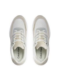 Calvin Klein Sneakersy Elevated Runner HW0HW01869 Beżowy. Kolor: beżowy. Materiał: skóra #5