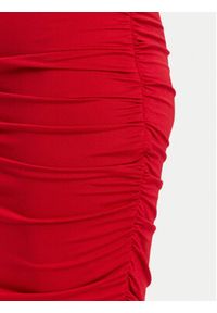ACCESS FASHION Spódnica ołówkowa 63-6001-326 Czerwony Slim Fit. Kolor: czerwony. Materiał: syntetyk #5