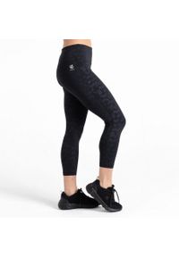 DARE 2B - Damskie legginsy sportowe Influential. Kolor: czarny. Materiał: elastan, poliester. Sport: fitness