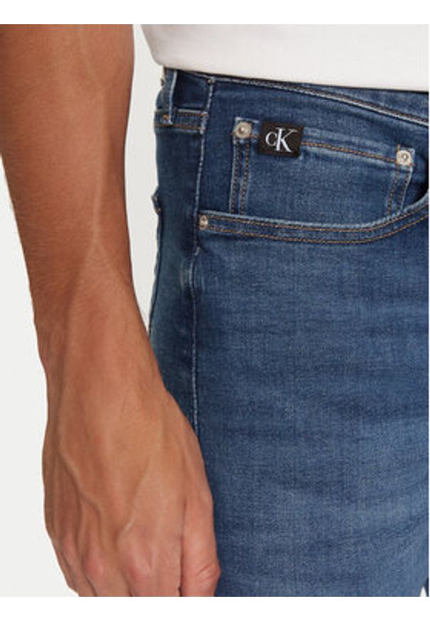 Calvin Klein Jeans Jeansy J30J323691 Niebieski Slim Fit. Kolor: niebieski