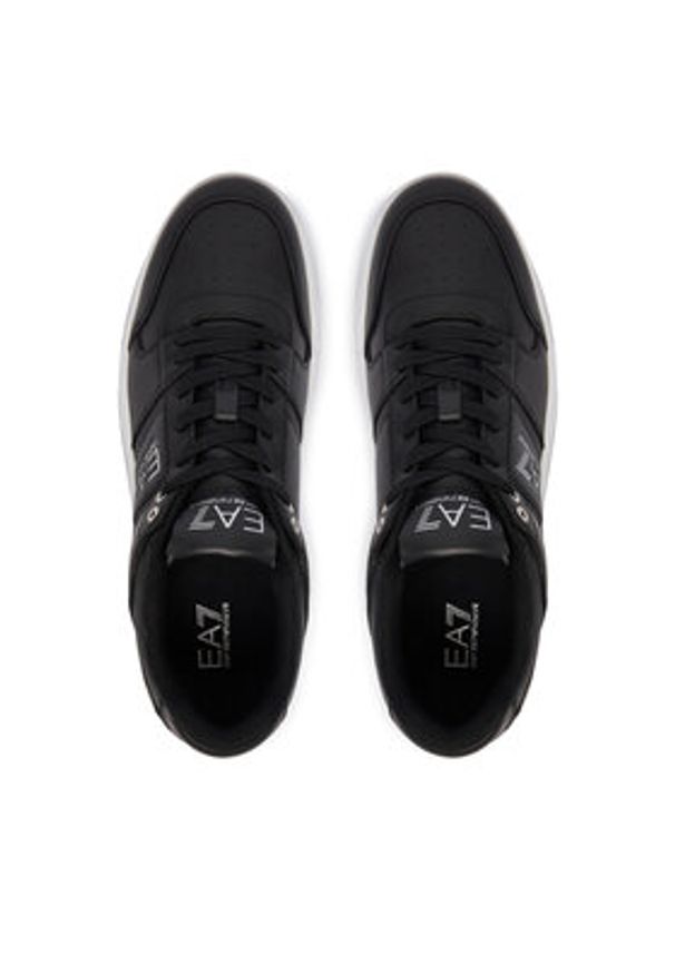 EA7 Emporio Armani Sneakersy X8X234 XK422 MC372 Czarny. Kolor: czarny. Materiał: skóra