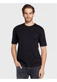 Sisley T-Shirt 3I1XS101J Czarny Regular Fit. Kolor: czarny. Materiał: bawełna #1