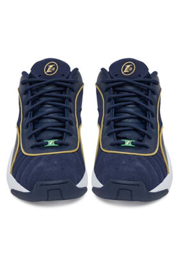 Reebok Buty do koszykówki ANSWER III 100209505 Granatowy. Kolor: niebieski. Materiał: zamsz, skóra. Sport: koszykówka