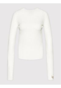 Liviana Conti Sweter F1WF11 Beżowy Slim Fit. Kolor: beżowy. Materiał: wiskoza #2