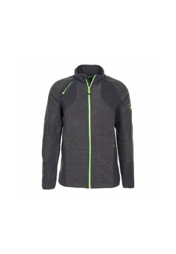 PEAK MOUNTAIN - Kurtka polarowa Peak Mountain Cecut. Kolor: szary. Materiał: polar. Sezon: zima. Sport: narciarstwo