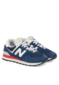 New Balance Sneakersy U574VPN Granatowy. Kolor: niebieski. Materiał: zamsz, skóra. Model: New Balance 574 #4