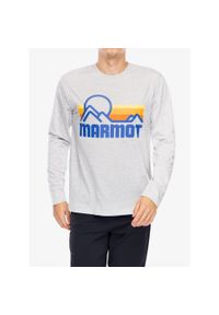 Bluza bez kaptura męska Marmot Coastal Tee LS. Typ kołnierza: bez kaptura. Kolor: szary