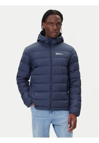 Jack Wolfskin Kurtka puchowa Ather Down 1207671 Granatowy Regular Fit. Kolor: niebieski. Materiał: syntetyk