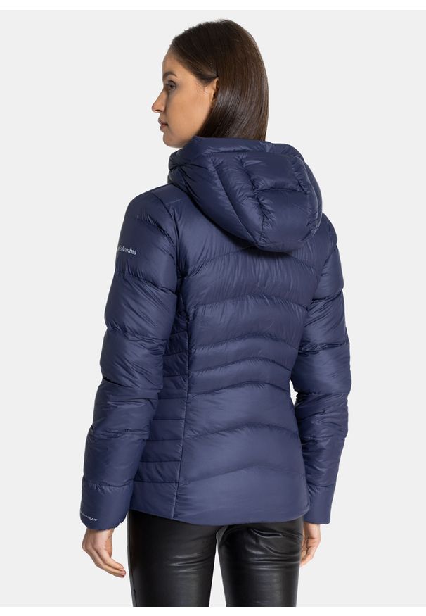 columbia - Kurtka puchowa damska Columbia Autumn Park Down Hooded Jacket (1909232-466). Kolor: niebieski. Materiał: puch