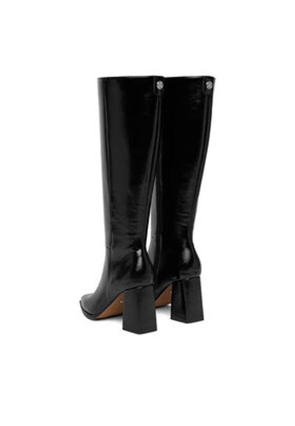 Nine West Kozaki CEO-ZEINA-01 Czarny. Kolor: czarny. Materiał: materiał, syntetyk