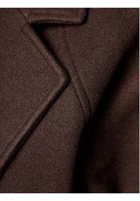 Gina Tricot Płaszcz przejściowy 20496 Brązowy Regular Fit. Kolor: brązowy. Materiał: syntetyk #2