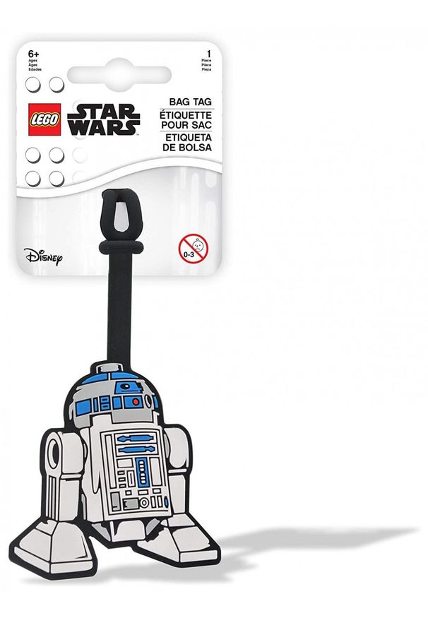 LEGO Star Wars R2D2 Zawieszka do bagażu. Wzór: motyw z bajki. Styl: klasyczny