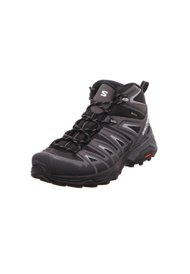 salomon - Buty trekkingowe męskie Salomon X Ultra Pioneer Mid Gtx Gore-tex. Wysokość cholewki: za kostkę. Zapięcie: sznurówki. Kolor: czarny. Materiał: materiał. Szerokość cholewki: normalna. Technologia: Gore-Tex