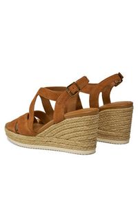 Geox Espadryle D Ponza D35GVC 00021 C6001 Brązowy. Kolor: brązowy. Materiał: skóra, zamsz #5