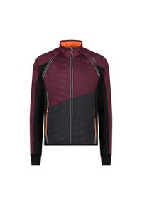 Kurtka męska turystyczna CMP 30A2647. Typ kołnierza: kaptur. Kolor: wielokolorowy, szary, czerwony. Materiał: softshell. Sport: turystyka piesza #1