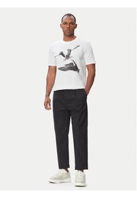 Hugo - HUGO T-Shirt Dirunn 50564143 Biały Regular Fit. Kolor: biały. Materiał: bawełna #4