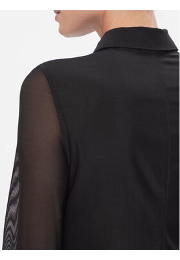 DKNY Sukienka codzienna DD3KP370 Czarny Slim Fit. Okazja: na co dzień. Kolor: czarny. Materiał: syntetyk. Typ sukienki: proste. Styl: casual