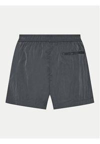 Calvin Klein Swimwear Szorty kąpielowe KM0KM01048 Szary Regular Fit. Kolor: szary. Materiał: syntetyk #4