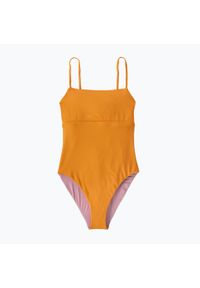 Strój kąpielowy jednoczęściowy damski Patagonia Reversible Sunrise Slide. Kolor: pomarańczowy