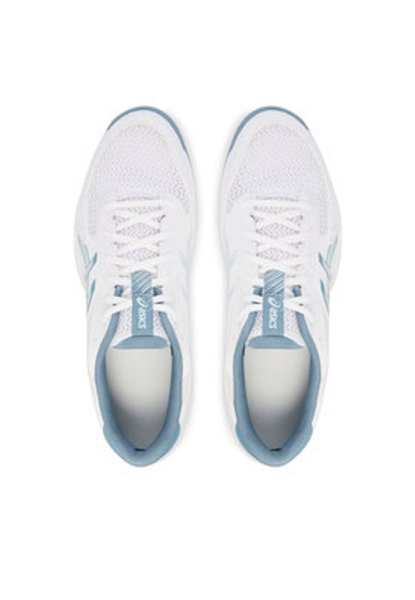 Asics Buty halowe Gel-Rocket 12 1071A116 Biały. Kolor: biały. Materiał: skóra
