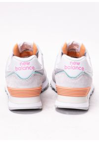 Sneakersy damskie szare New Balance WL574CJ2. Okazja: na imprezę. Kolor: szary. Materiał: guma, materiał. Szerokość cholewki: normalna. Model: New Balance 574. Sport: fitness #2