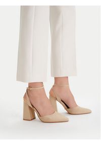 DeeZee Czółenka CEO-CD25-039-1 Beżowy. Kolor: beżowy. Materiał: materiał #3