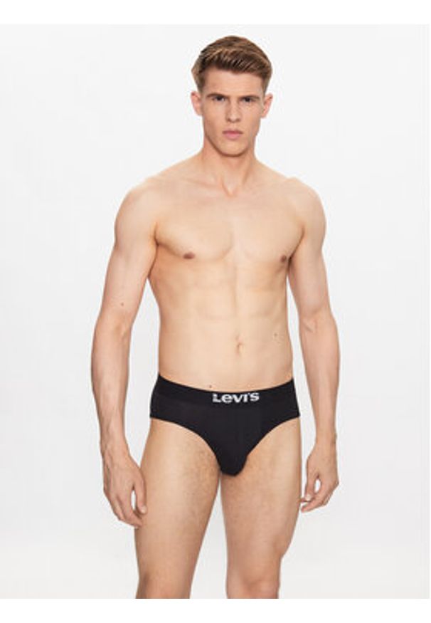 Levi's® Komplet 2 par slipów 37149-0803 Czarny. Kolor: czarny. Materiał: bawełna