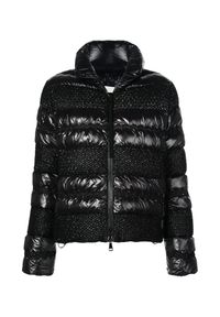 MONCLER - Czarna kurtka puchowa Dordogne. Kolor: czarny. Materiał: puch. Sezon: zima #2