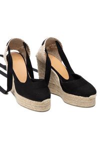 Castañer Espadryle Carina/8ED/001 020961-100 Czarny. Kolor: czarny. Materiał: materiał #6