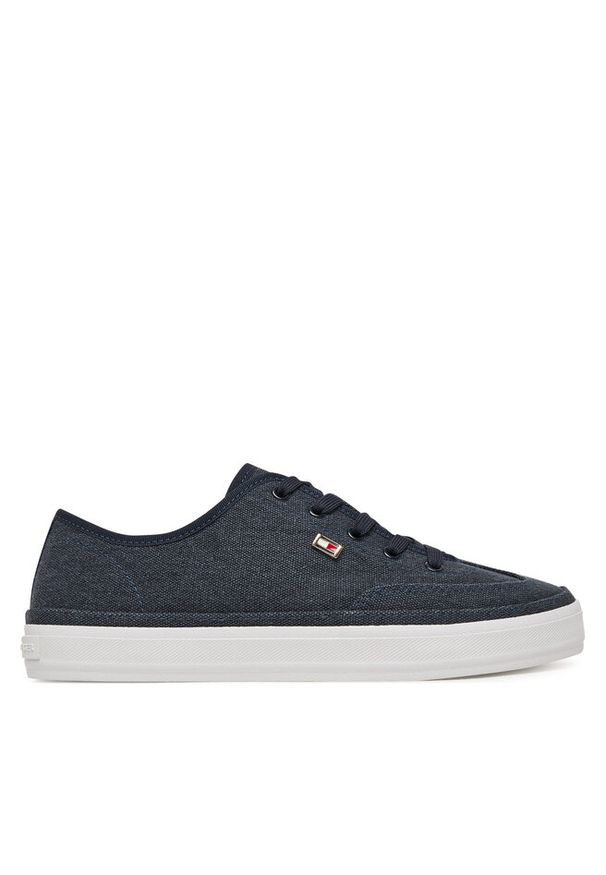 TOMMY HILFIGER - Sneakersy Tommy Hilfiger. Kolor: niebieski