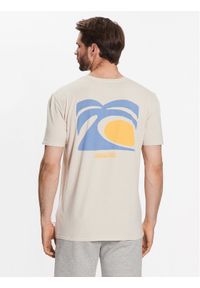 Quiksilver T-Shirt Arts In Palm EQYZT07249 Beżowy Regular Fit. Kolor: beżowy. Materiał: bawełna #1