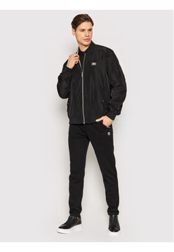 Karl Lagerfeld - KARL LAGERFELD Kurtka bomber 505005 521501 Kolorowy Regular Fit. Typ kołnierza: dekolt w karo. Materiał: syntetyk. Wzór: kolorowy