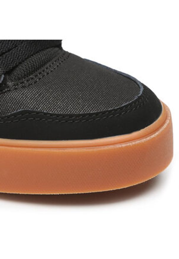 DC Sneakersy Pure High-Top Wc ADYS400043 Czarny. Kolor: czarny. Materiał: skóra