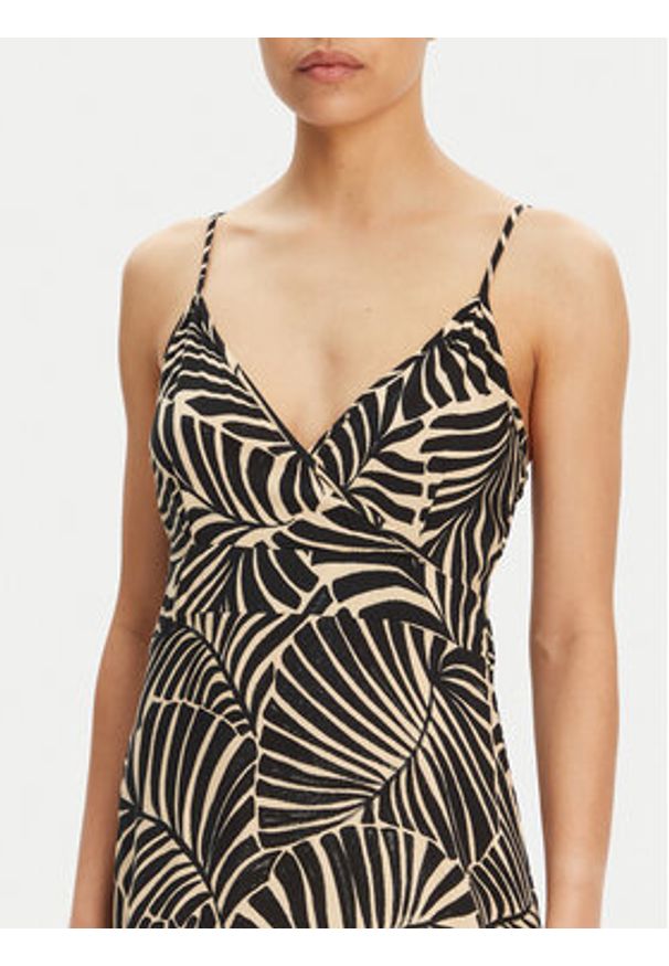 only - ONLY Sukienka letnia Nova 15317840 Czarny Regular Fit. Kolor: czarny. Materiał: wiskoza. Sezon: lato