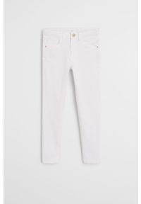 Mango Kids - Jeansy dziecięce Patric 110-164 cm. Kolor: biały. Materiał: jeans #1