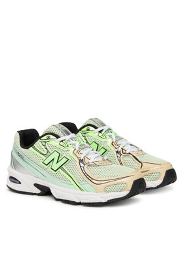 New Balance Sneakersy U740YC2 M Zielony. Kolor: zielony. Materiał: skóra